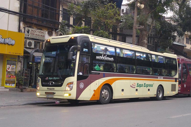 Get to Sapa from Hanoi by Sapa Express Bus